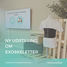 Viser området på Centret hvor man kan se exoskeletter